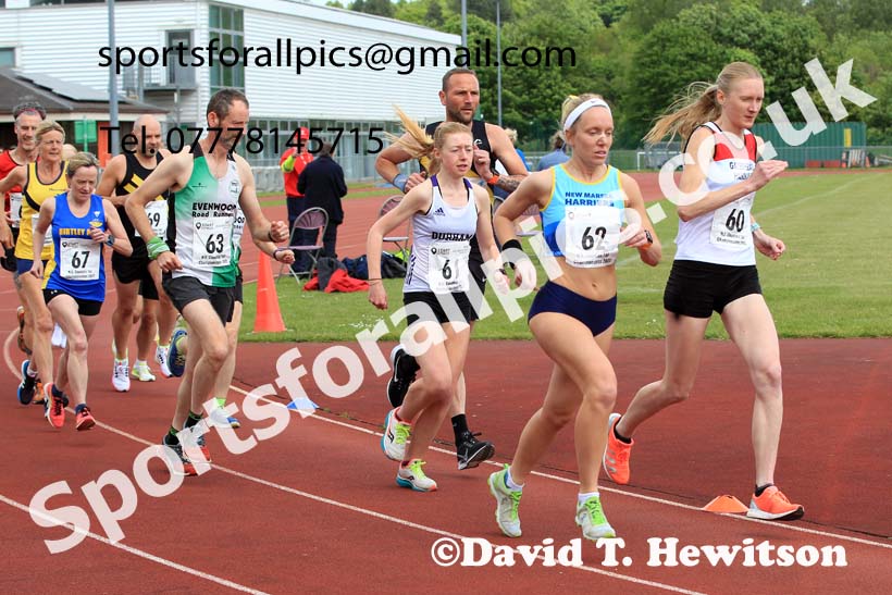 2022 North Eastern Counties AA 10000 metres Champs., Chester le Street, Sat,. May 21st. Photo: David T. Hewitson/Sports for All Pics